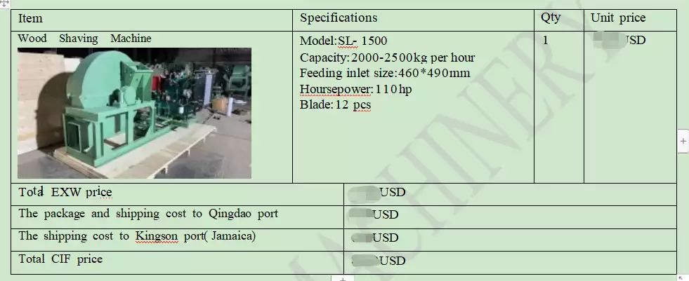 Máquina de barbear madeira Sl-1500 pi