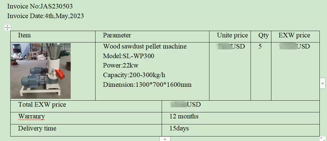 Máquina de pellets de madera pi