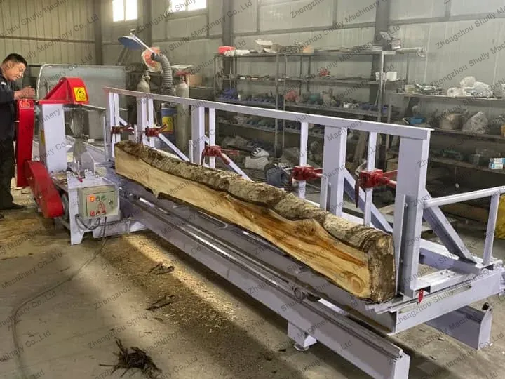 Wood Bark Peeling Machine And Wood Sawmill For Malaysian Timber Mill 2 Wood band sawmill machine