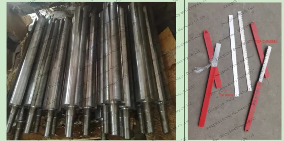 Commercial Wood Shavings Machine For Sale 5 Axle and blade for standard knife wood shavings machinery