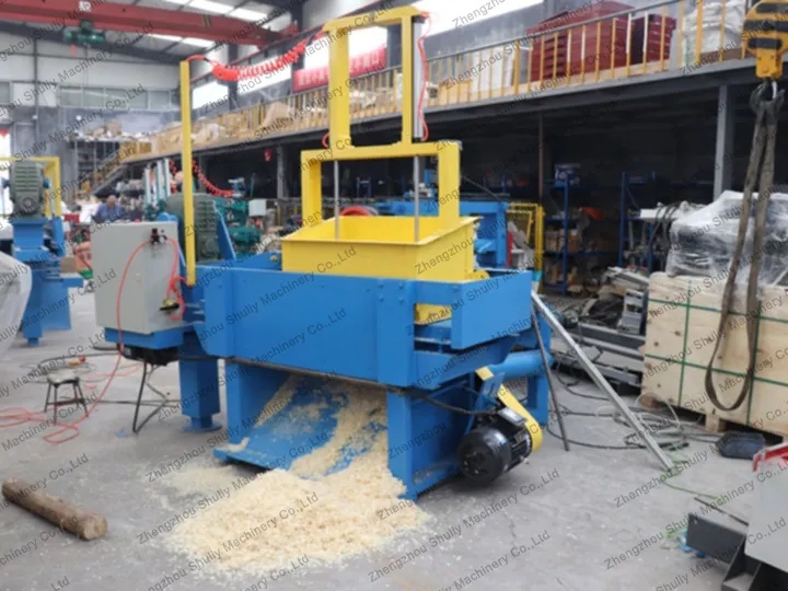 Commercial Wood Shavings Machine For Sale 7 Spiral shaft horse bedding wood shaving machine