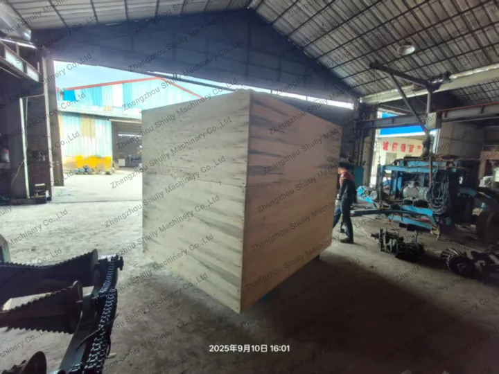 How Shuliy Industrial Log Debarker Helps Swiss Sawmill! 6 Wood sawmill debarker for shipment