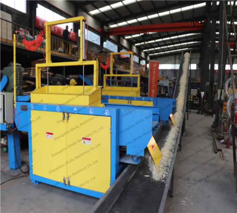 Commercial Wood Shavings Machine For Sale 12 Working scene of wood shaving machine for animal bedding