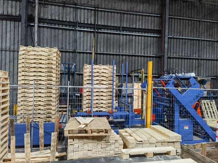 European Wooden Pallet Production Line 13 Epal pallet production line in wood pallet manufacturing