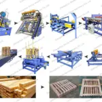 European wooden pallet production line