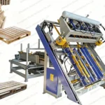 wood pallet nailing machine
