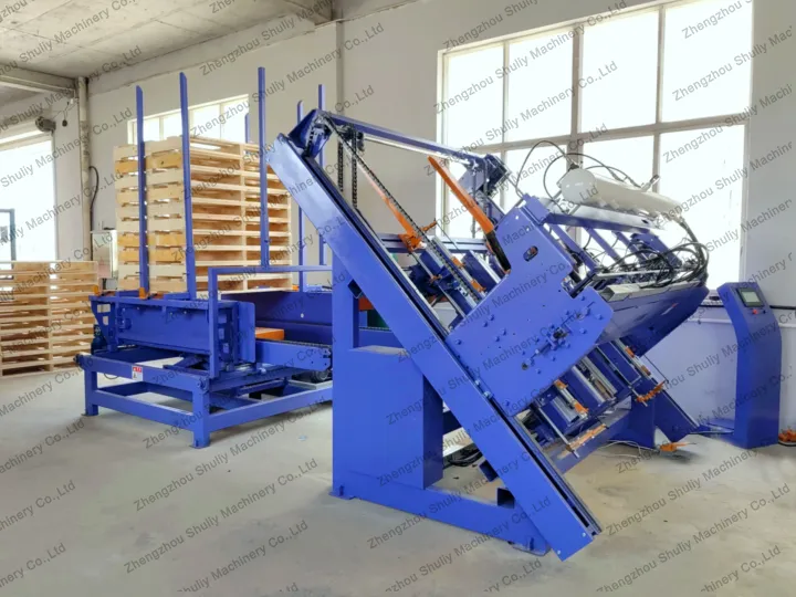 American wood pallet production line